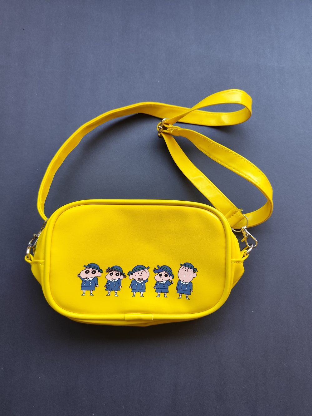 Crayon Shin-chan Sling Bag Pouch / Kawaii Cute Cartoon Retro Manga Anime/ Kids S